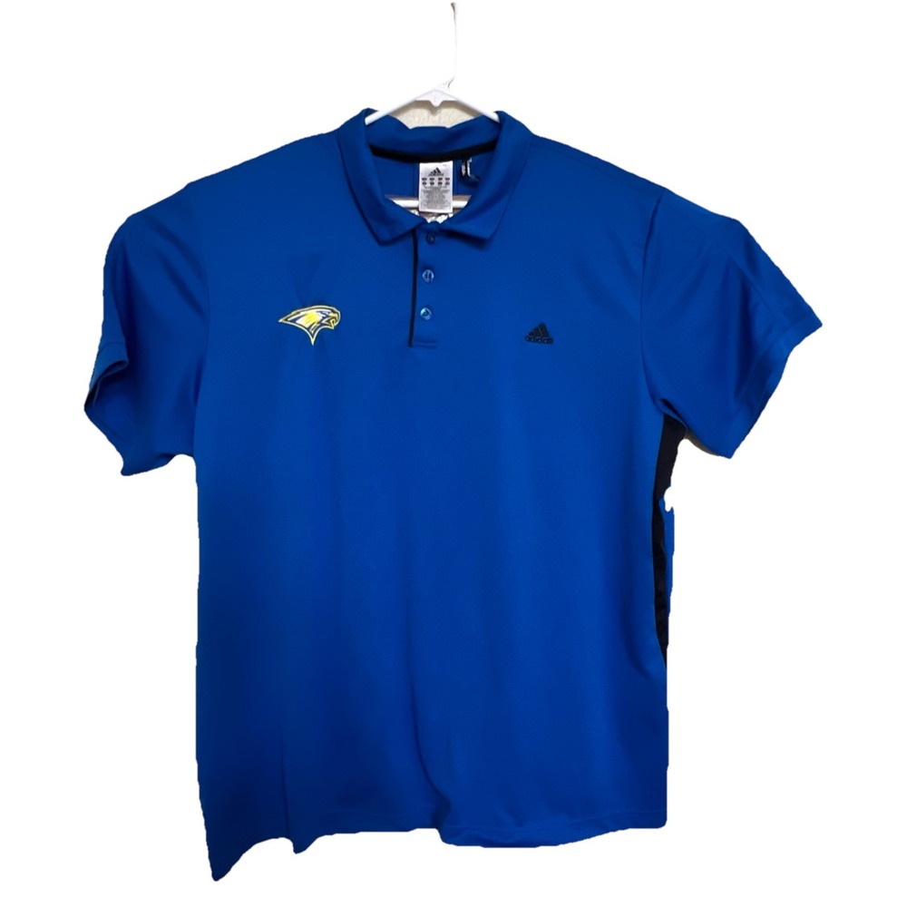 Adidas Climalite Golf Polo Shirt ‎ Eagles Blue Men's 2XL